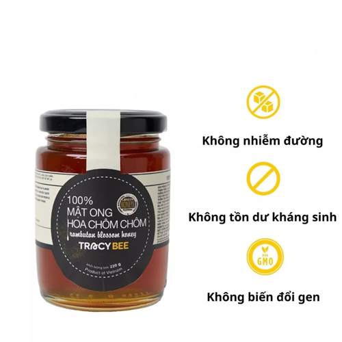 Mật ong hoa chôm chôm Tracybee 220g