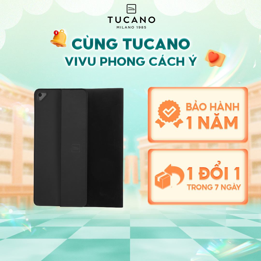Bao da máy tính bảng tucano up plus ipad 10.2 2020 tản nhiệt tốt, chống trầy xước