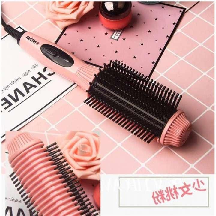 Máy Uốn Cụp Tóc, Chải Tóc, Làm Phồng Mái - Lược Điện Tạo Kiểu Tóc Đa Năng Tiện Lợi Di Du Lịch