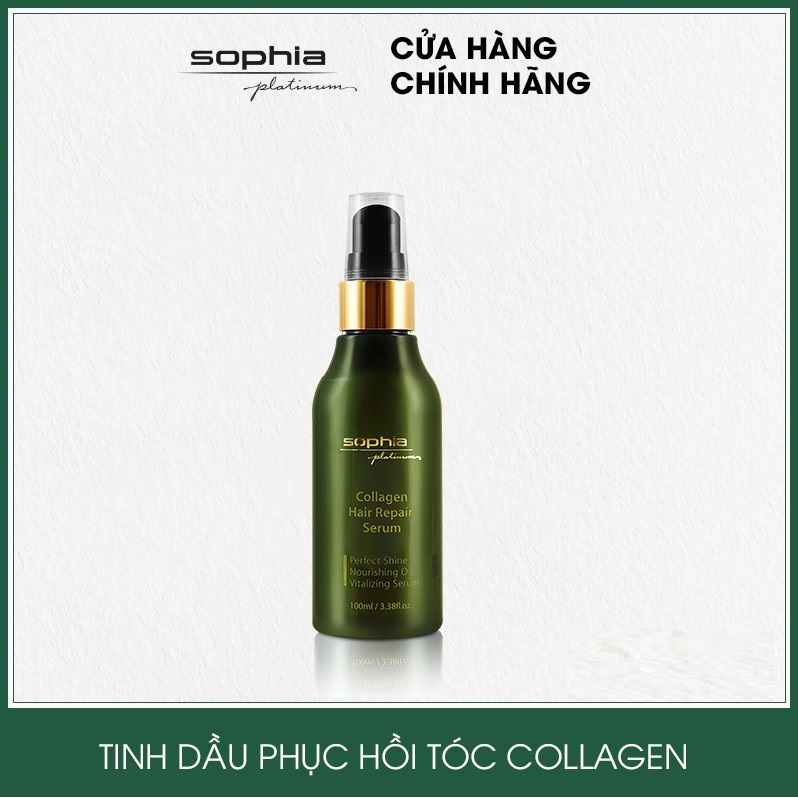 Tinh dầu Collagen dưỡng tóc phục hồi tóc hư tổn tóc khô xơ 100ml Hàn Quốc Sophia Platinum Giá 750,000 Đồng*Miễn phí vận chuyển