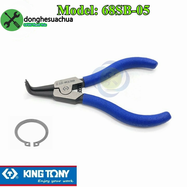 Kìm mở phe ngoài kingtony 68sb-05 loại cong dài 125mm mũi 1.3mm
