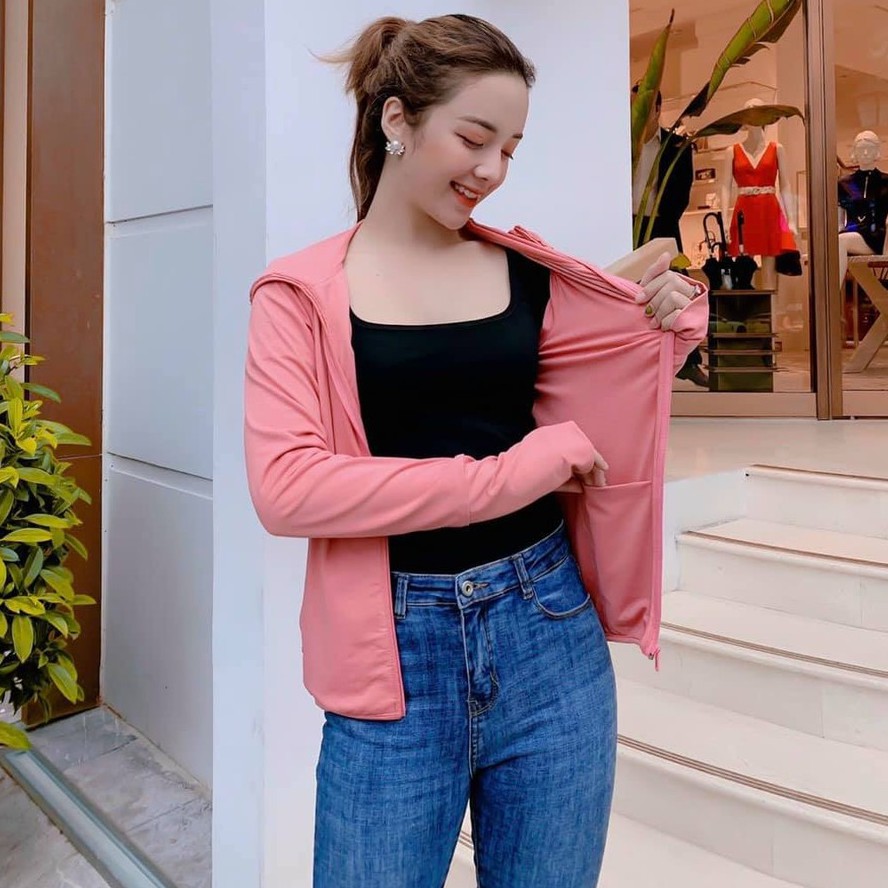 ÁO CHỐNG NẮNG NỮ GU 1 LỚP THÔNG HƠI HÀNG LOẠI 1