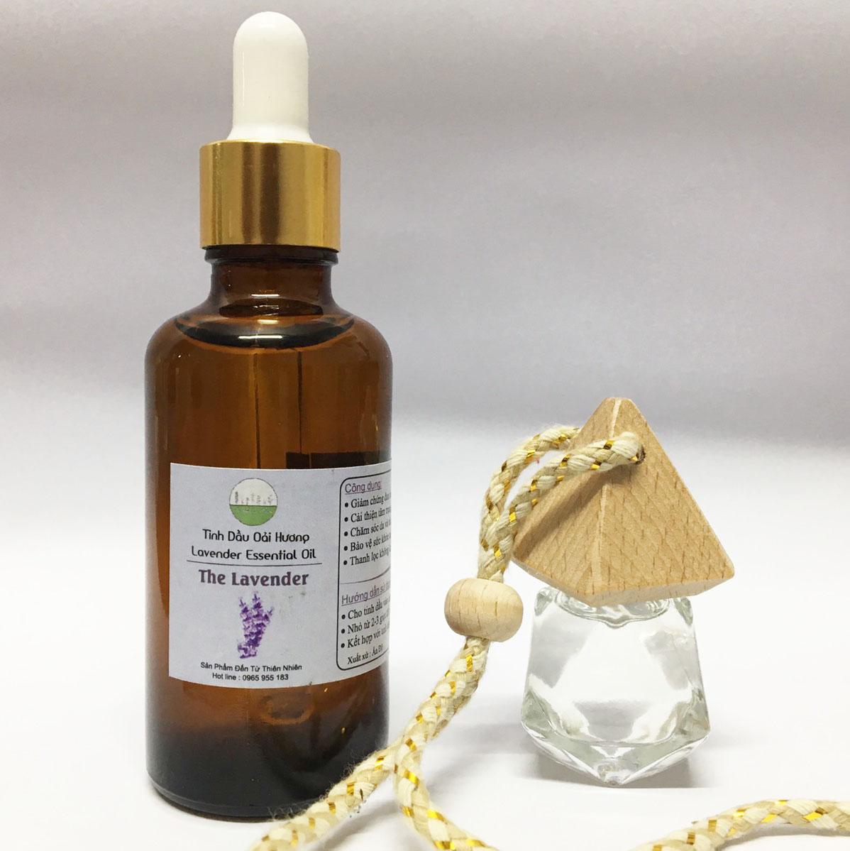 Tinh Dầu Oải Hương 50ml và 1 chai khuếch tán 8ml tuthiennhien
