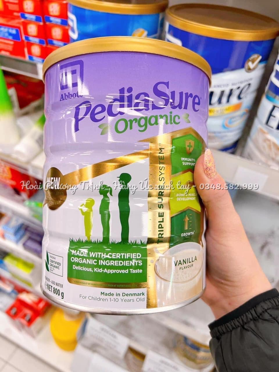 Sữa Pediasure Organic Úc 850gr - HÀNG ĐI AIR