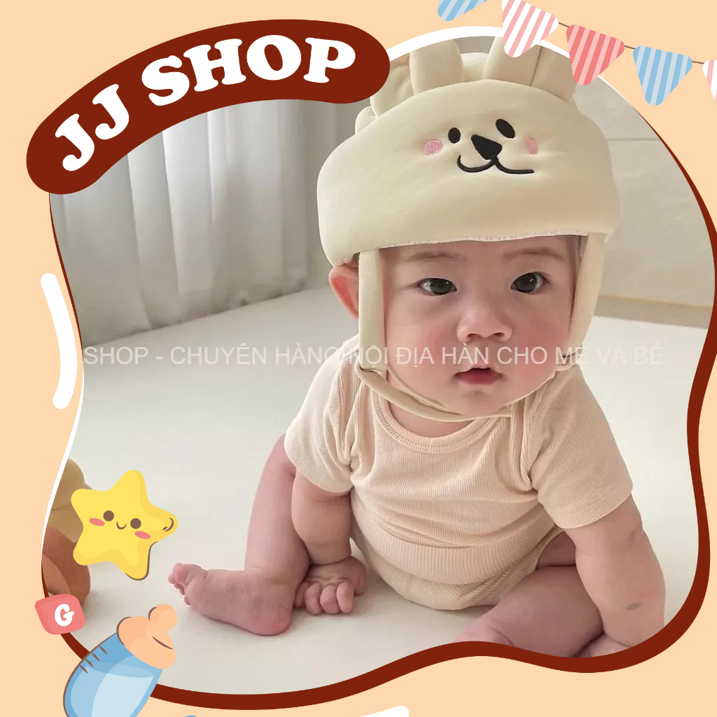 Mũ Bảo Vệ đầu cho bé BLISSBEBE Nội Địa Hàn Siêu Nhẹ Cho Bé ( Tập Đi, Tập Bò, Tập Ngồi)