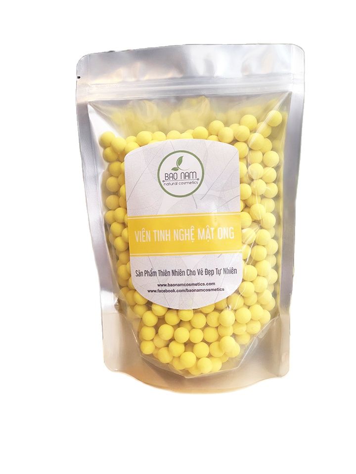 [HCM]Viên tinh nghệ mật ong Giảm Câm 500gr Bảo Nam