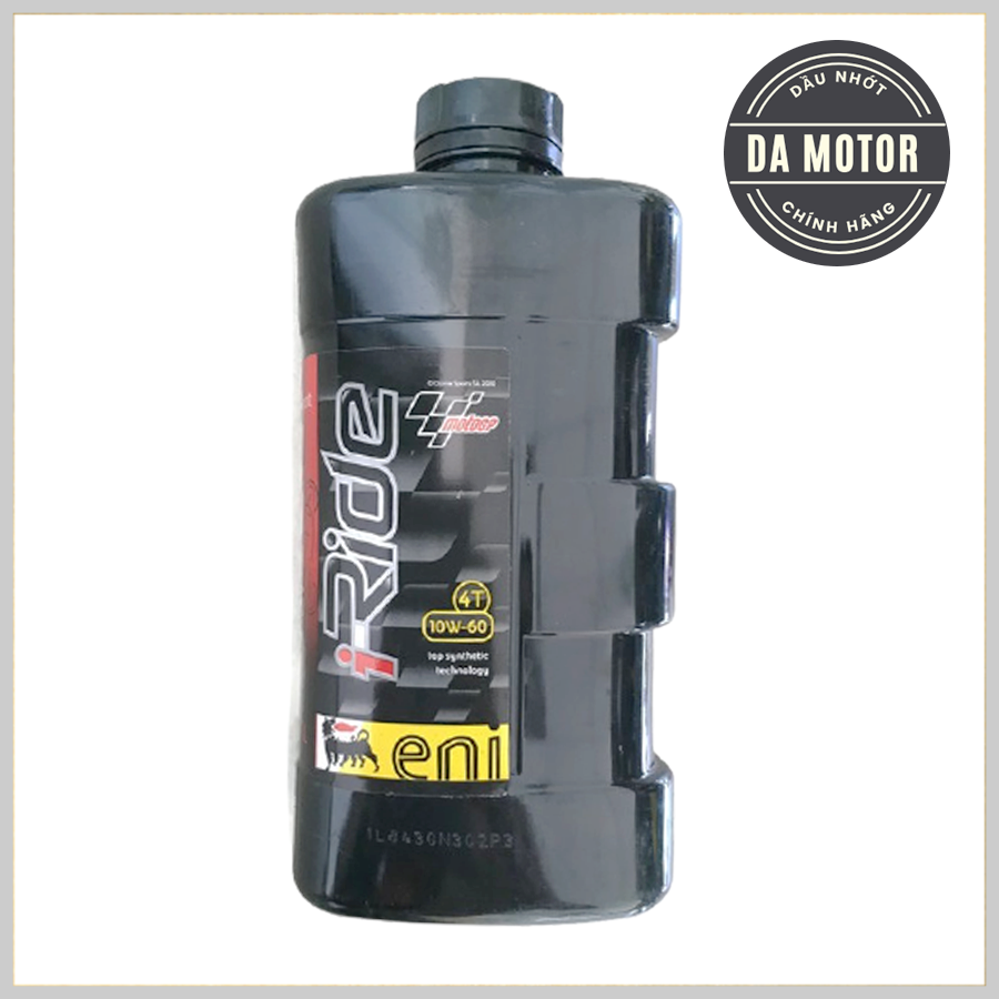 Nhớt xe moto, PKL cao cấp ENI I-RIDE motoGP 10W-60 nhập khẩu