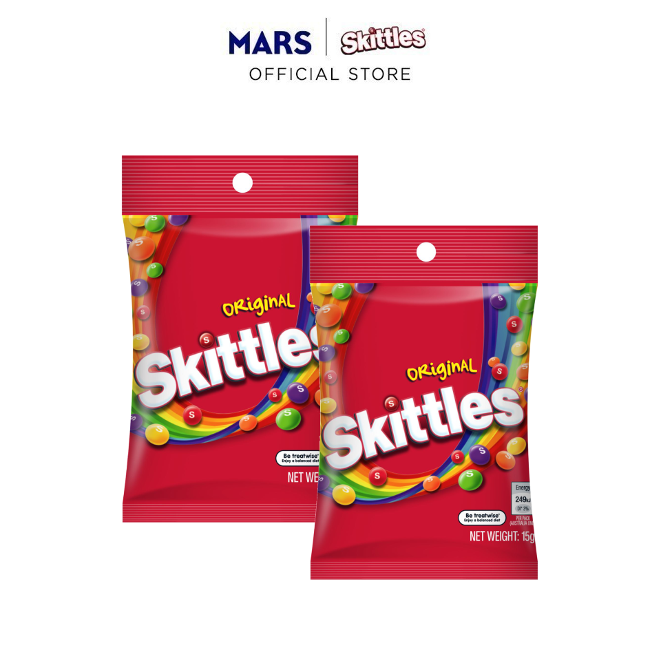 [Quà tặng] Combo 2 Skittle truyền thống 15g