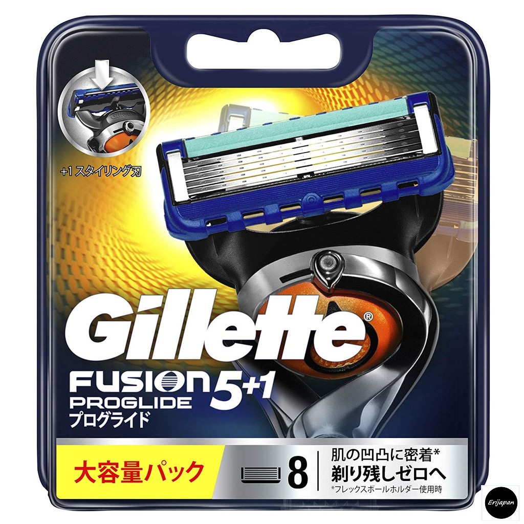 Nội địa Nhật - Vỉ 8 Lưỡi Dao Cạo Râu Gillette Fusion Proglide/Proshield