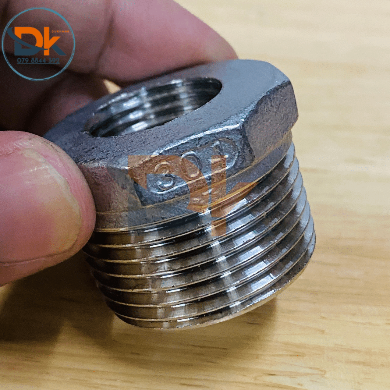 Cà rá inox 304-Nối inox ren trong ren ngoài