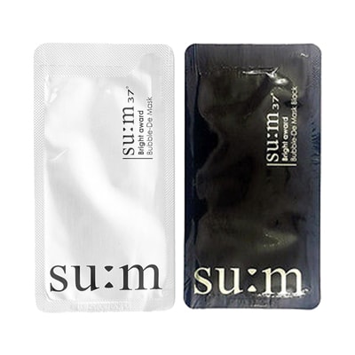Combo 5 gói mặt nạ thải độc Sum: 37 White Award Bubble-De Mask Mặt Nạ Sum:37 sủi bọt thải độc da