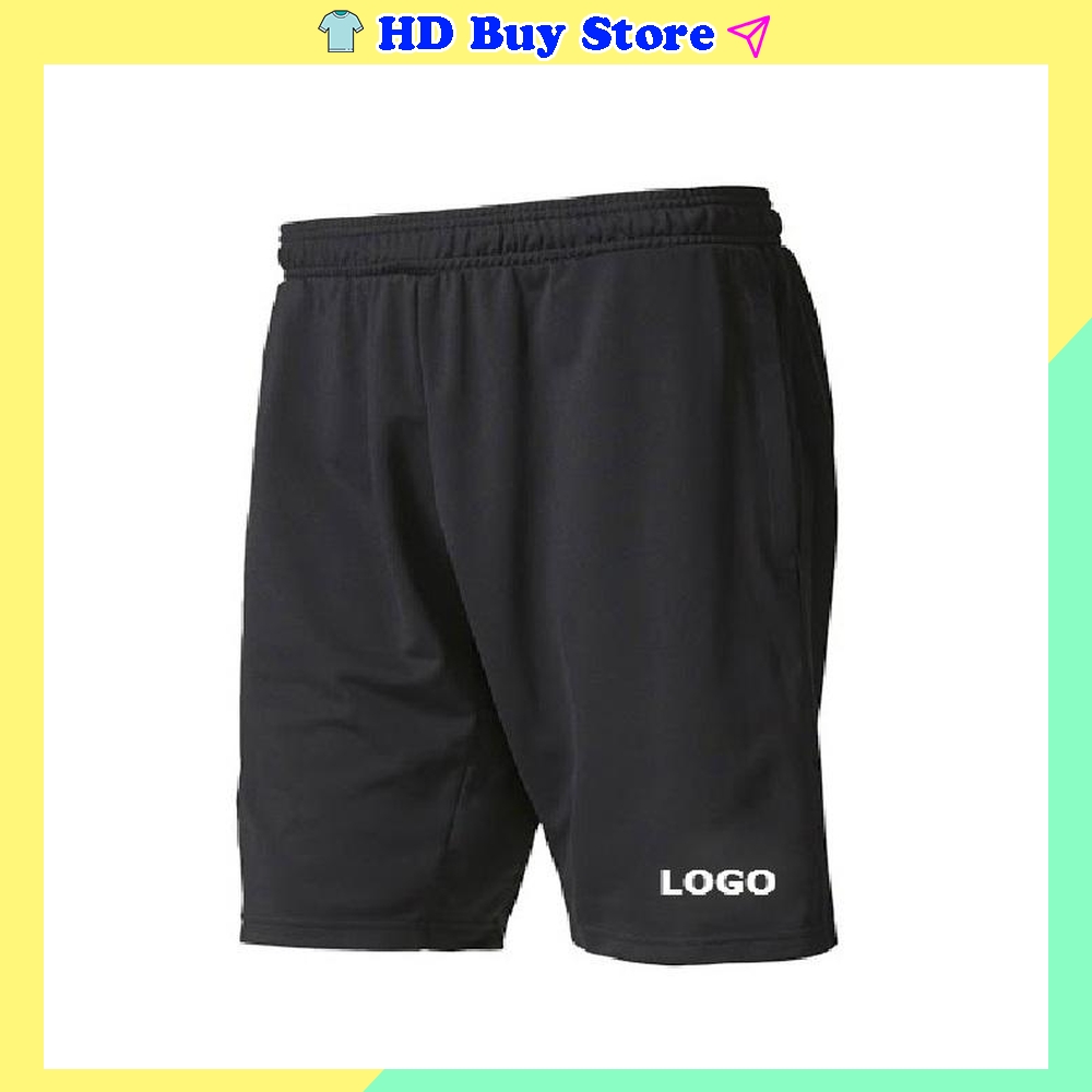 Quần thể thao nam loại đẹp có logo - quần đùi - quần đá bóng - quần thun