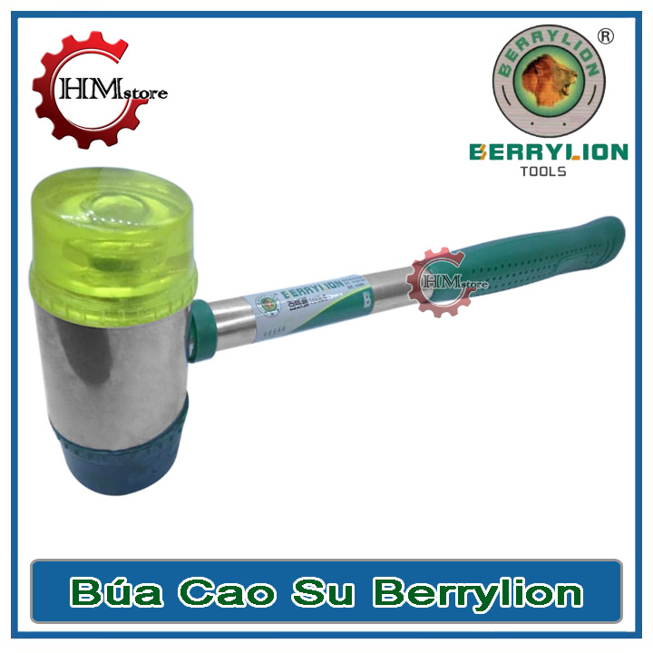 Búa Cao Su BerryLion - Nhiều kích thước 30mm 35mm 40mm - Búa cao su 2 đầu, búa cao su cao cấp - Thương hiệu Sư Tử- HẢI MY STORE