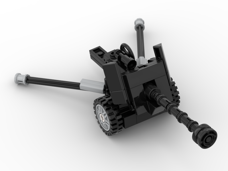Đồ chơi lắp ráp Lego Moc Pháo Army Pak40-002