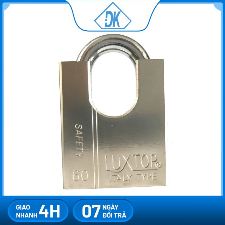 Ổ khóa chống cắt 60f, ổ khoá bấm luxtop đỏ khi khóa không cần dùng chìa - đăng khoa 79