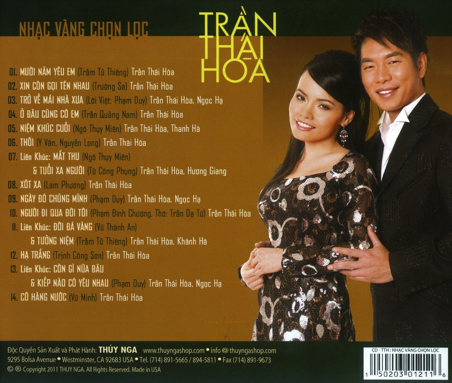 Bộ 4 đĩa cd nhạc trần thái hòa 1