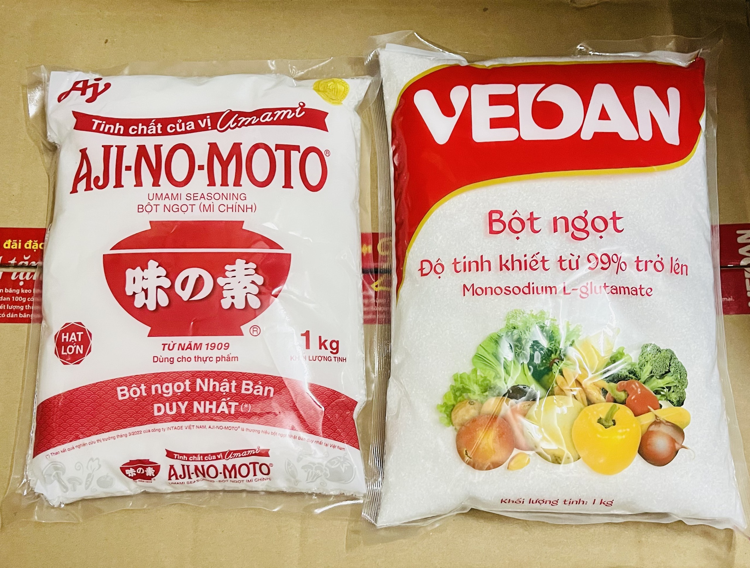 Bột ngọt Ajinomoto/ Vedan gói