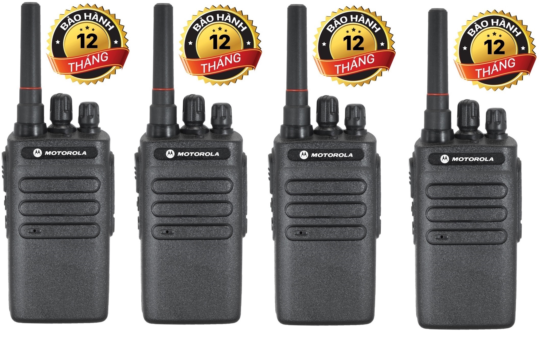 Bộ 4 Bộ đàm nhỏ gọn Motorola VX938(Anten ngắn, Pin dung lượng cao sử dụng trên 15 tiếng, Loa chống từ tính, Cự ly liên lạc xa)