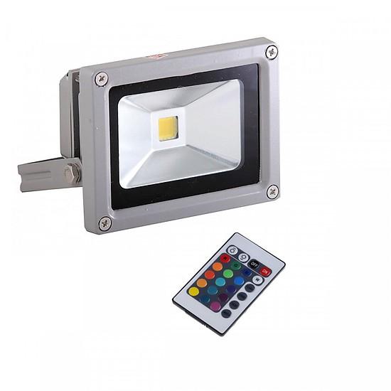 Đèn hắt 7 mầu có điều khiển từ xa - Đèn pha led đổi mầu 20W đèn hắt vườn đèn trang trí sân vườn đèn biển quảng cáo