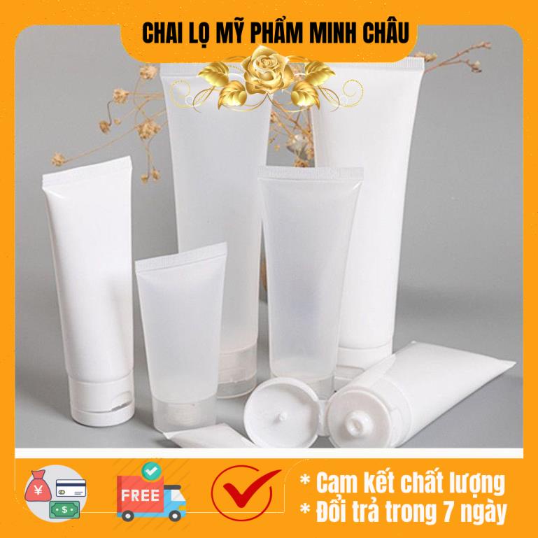 Tuýp nhựa 30g/50g chiết mỹ phẩm, đựng gel, sữa rửa mặt