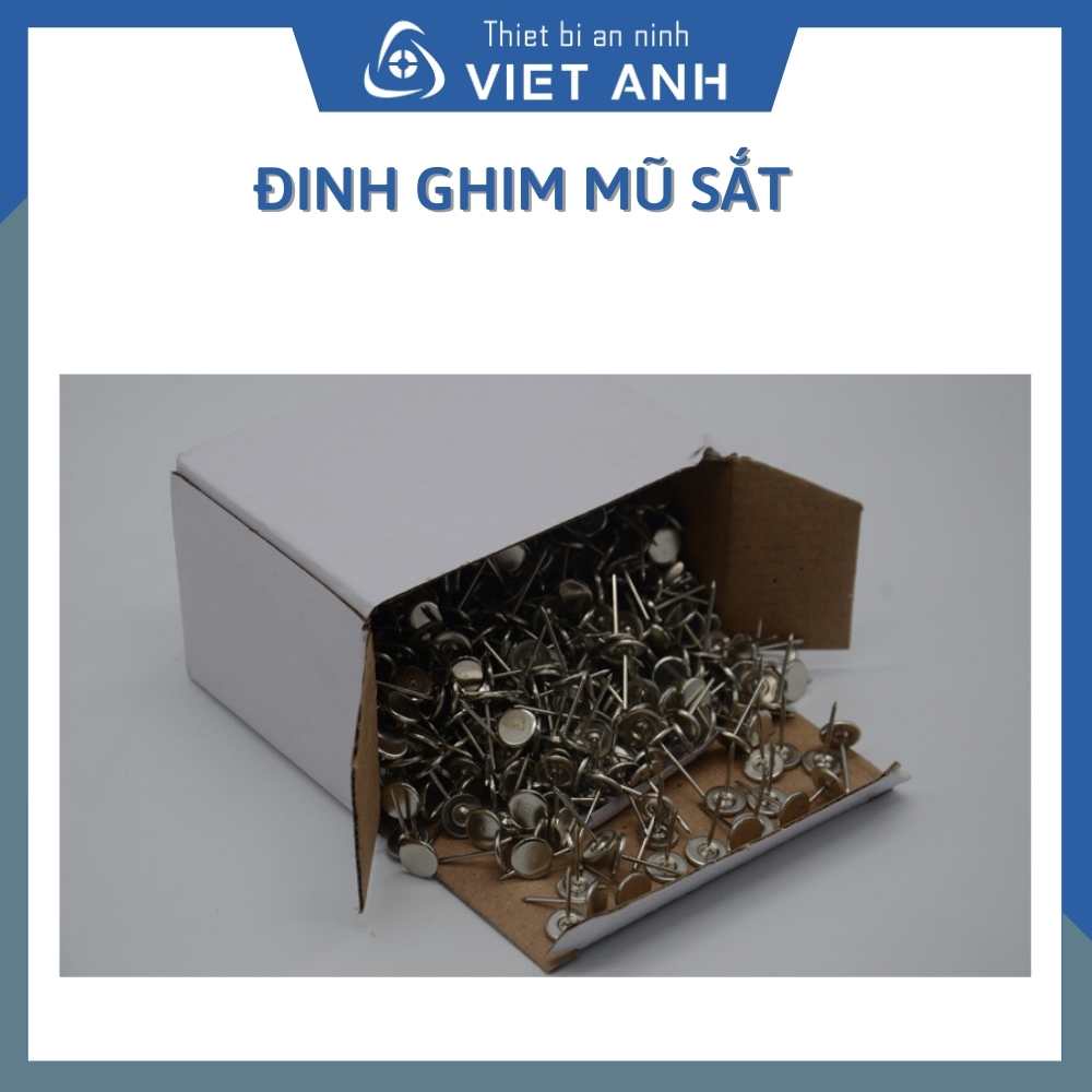 Đinh gắn chíp từ tem từ mũ sắt cao cấp chống han rỉ dành cho chíp từ PIN1 16mm