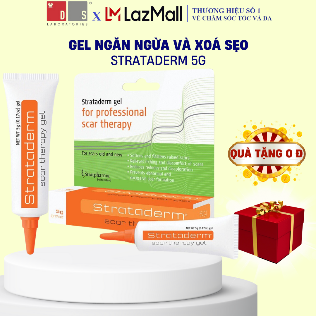 Kem sẹo strataderm 5g, Gel xoá sẹo số 1 Thụy Sỹ