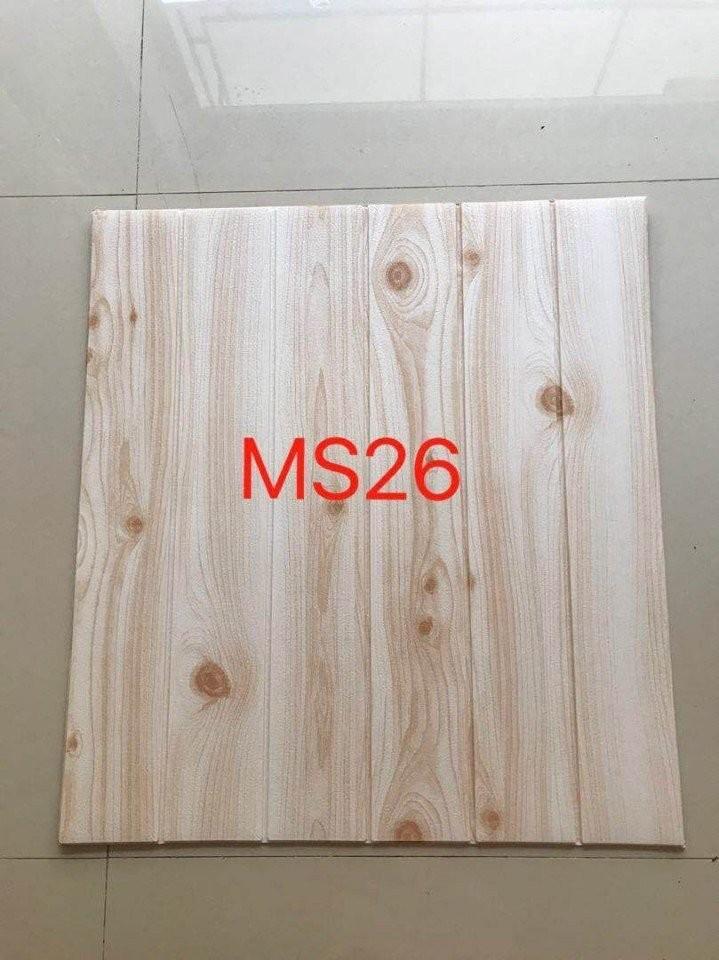 combo 12 tấm Xốp Dán Tường Giả Gỗ 3D Loại 1 dày 8mm Cách Âm, Cách Nhiệt Tiêu Chuẩn Hàn Quốc (kt 70cm x 77cm x 8mm)