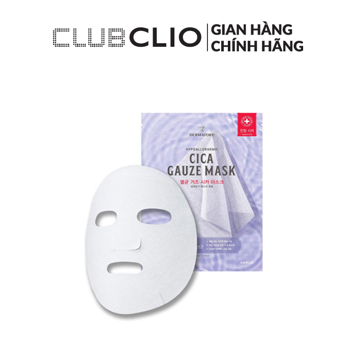 Mặt Nạ Giấy Dermatory Hypoallergenic Cica Gauze Mask 25Ml