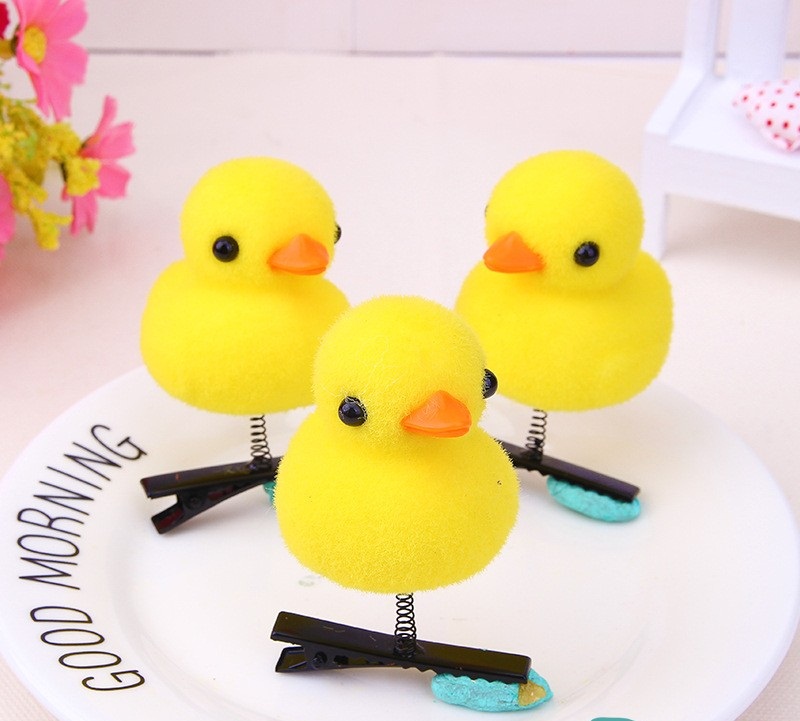 Kẹp Tóc Hình Vịt Con Cho Bé Siêu Đáng Yêu