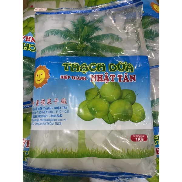Thạch dừa nhật tân bịch 1 kg