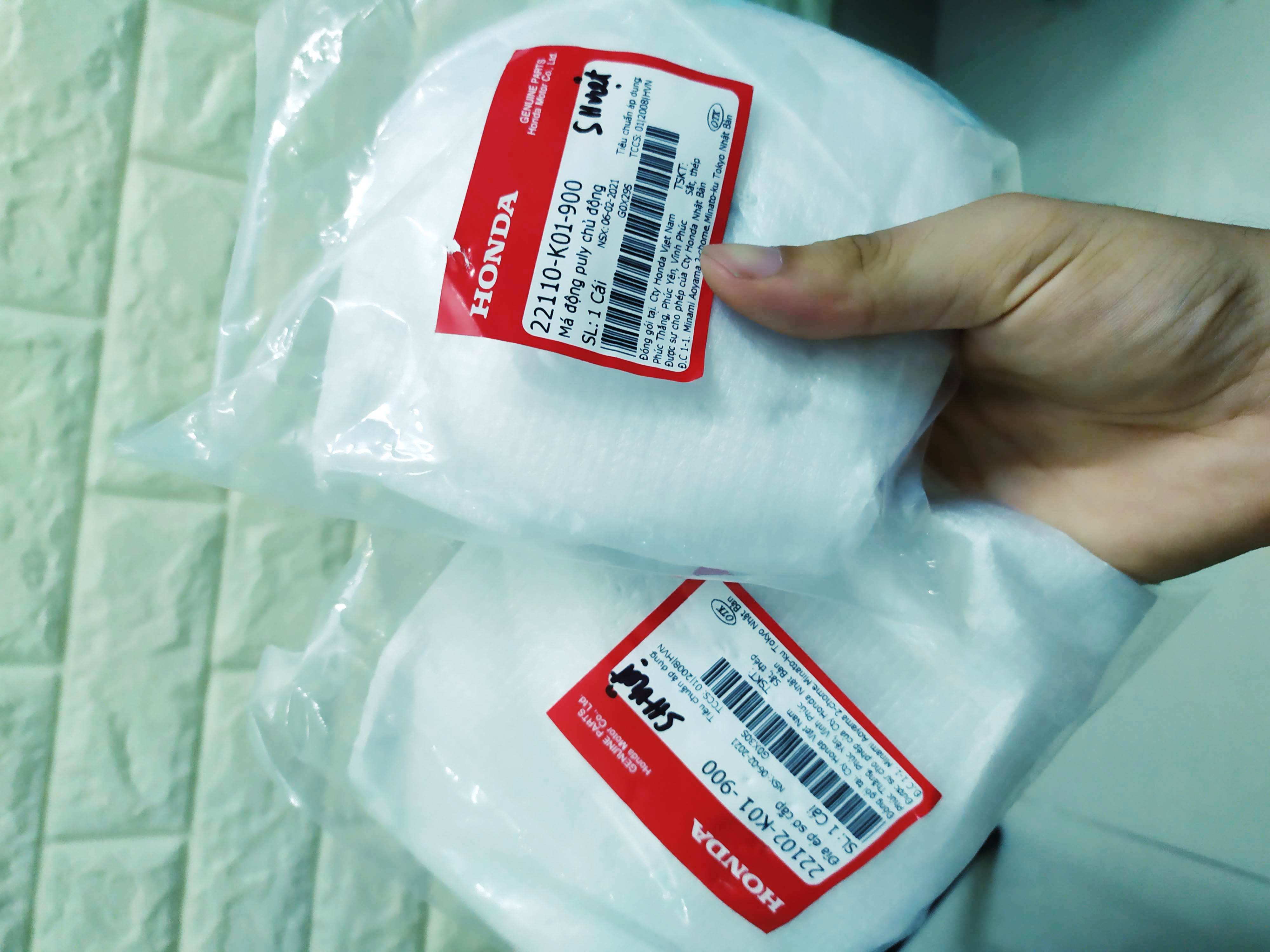 Bộ nồi puly + cánh quạt dòng xe sh việt hàng zin
