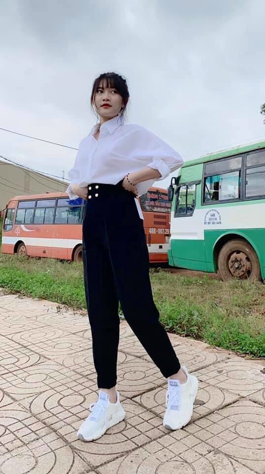 Quần Tây Lưng Cao 4 Nút Chuẩn Form Siêu Xinh
