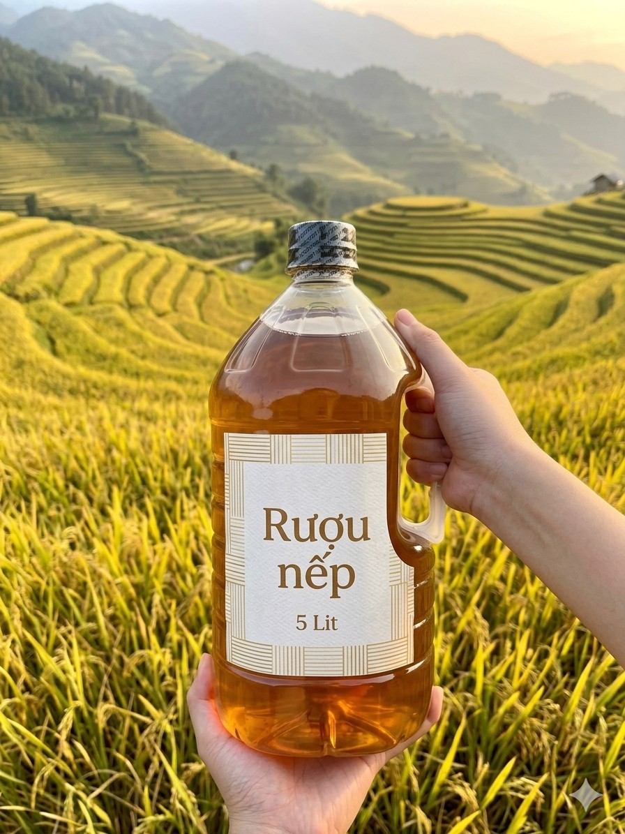 5L RƯỢU NẾP NGÂM