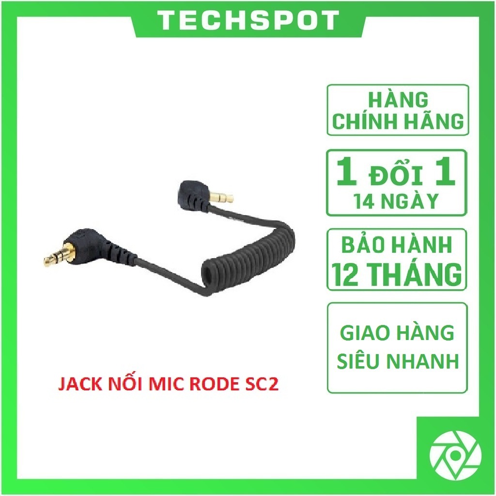 Dây cáp rode sc2 nối máy ghi âm với máy ảnh dslr hoặc máy quay phim | hàng chính hãng