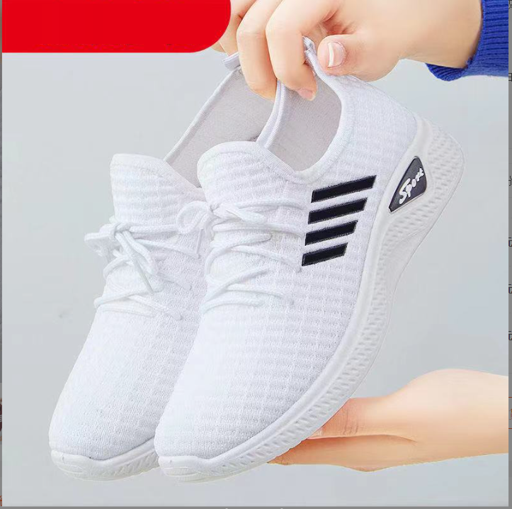 Giày thể thao nữ d029 trắng giá sốc