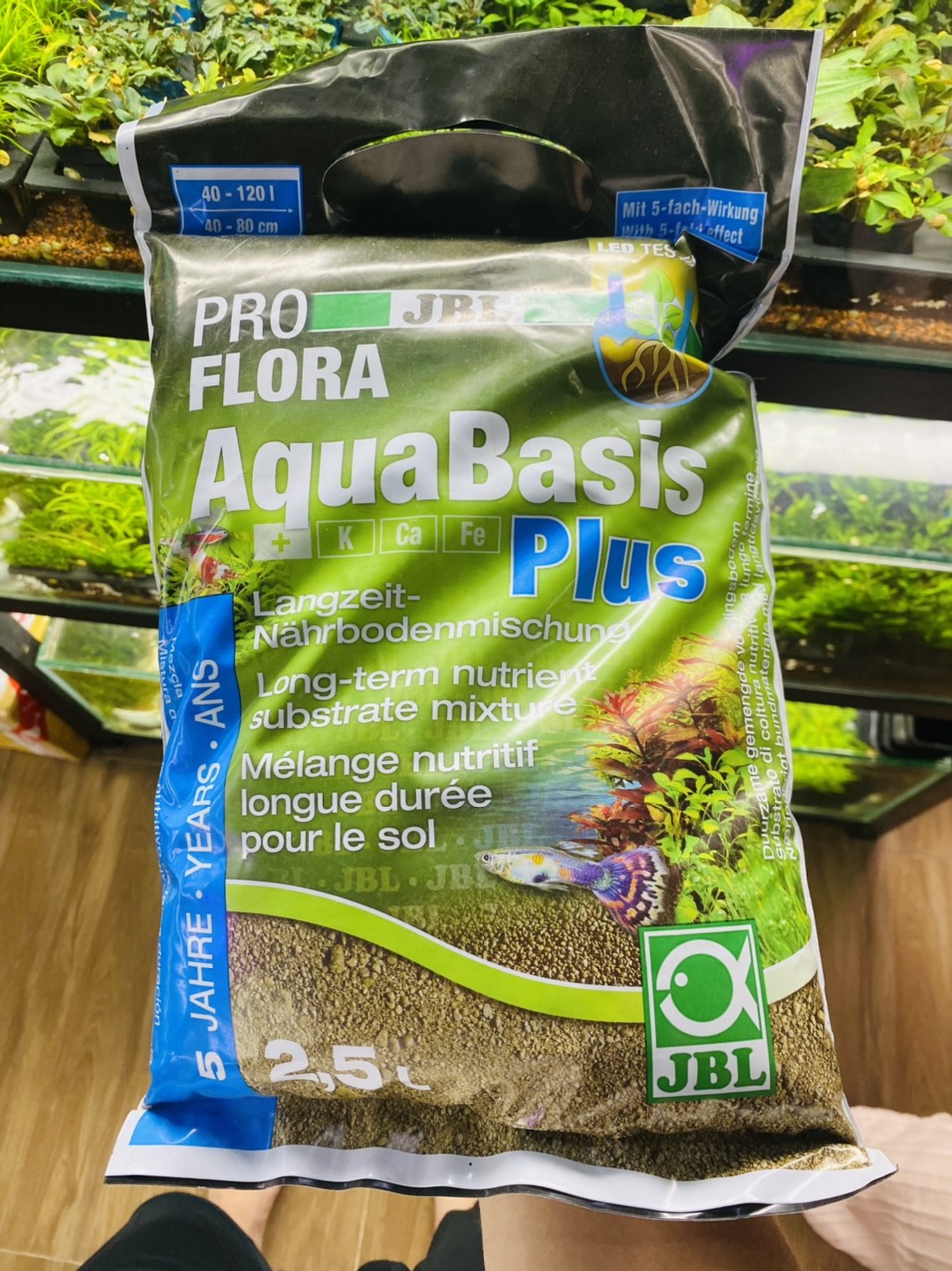 Jbl aquabasic plus | cốt nền dinh dưỡng cao cấp - chuyên dụng cho hồ thuỷ sinh