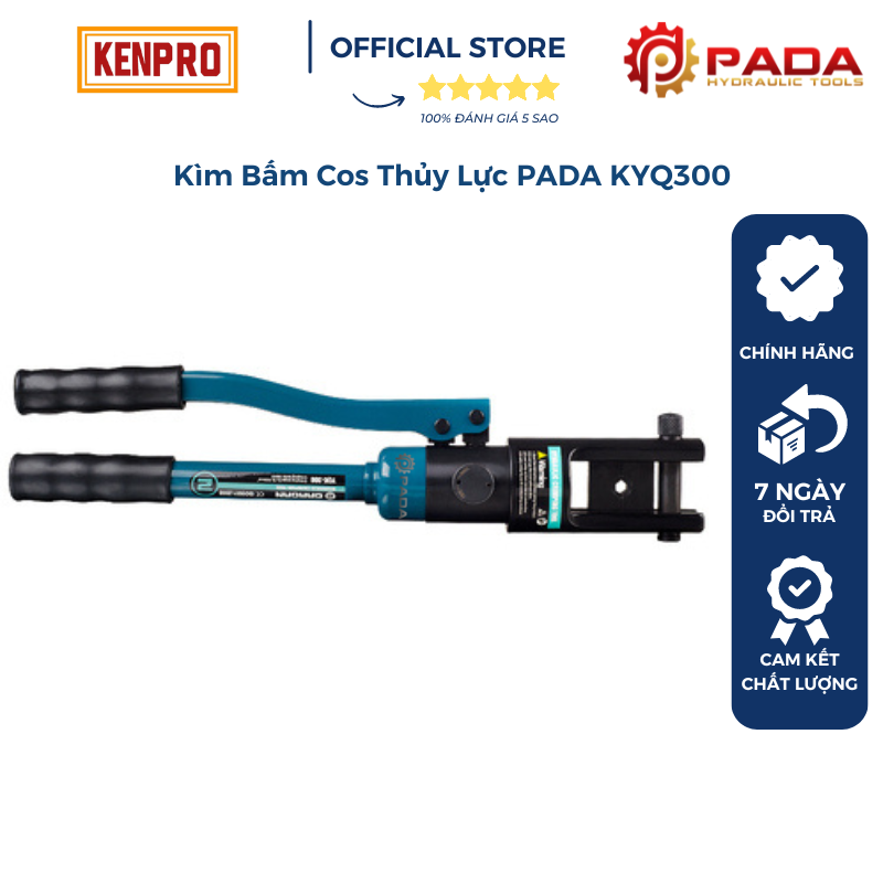 Kìm bấm cos thủy lực kyq300