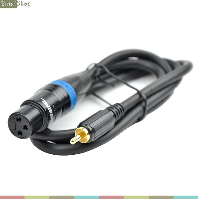 Cáp âm thanh xlr - rca choseal q388