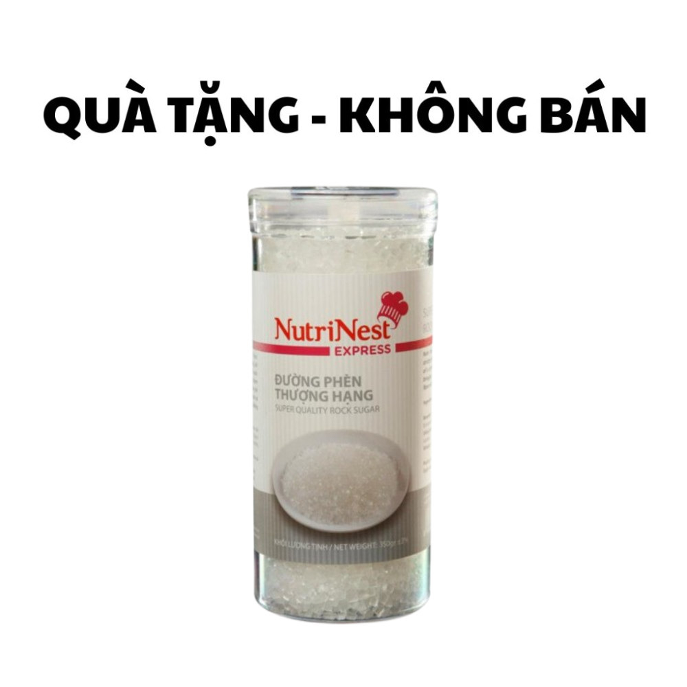 [GIFT] Đường Phèn Tinh Khiết NutriNest Vị Ngọt Thanh Dịu Nhẹ Hũ 350g