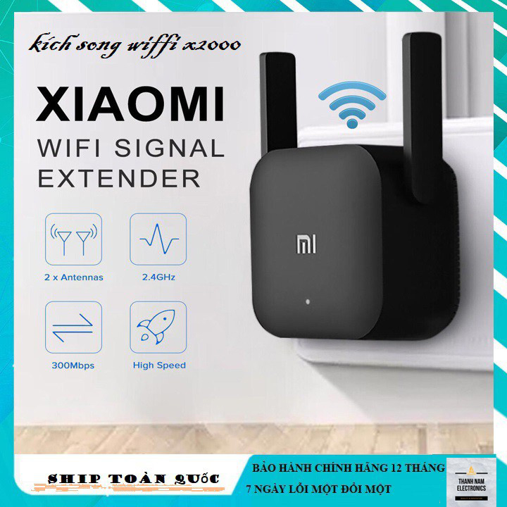 KÍCH SÓNG Xiaomi Mi Wifi Repeater Pro phiên bản mới 300 Mbps New 2019, kích sóng wifi, kích sóng xiaomi, kích sóng wifi xiaomi , kích sóng wiffi