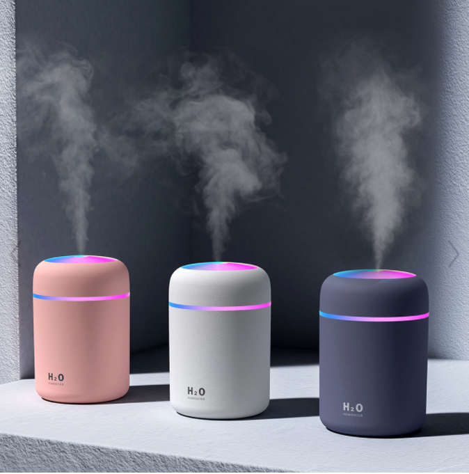 [SALE ĐẬM] Máy Tạo Ẩm Không Khí Mini Khuếch Tán Tinh Dầu Thơm Máy Phun Sương Mini Nano, Xông Hơi Tinh Dầu, Tạo Độ Ẩm Không Khí Làm Mát Cấp Ẩm Cho Da, Dung Tích 300ml, Sạc Cổng USB