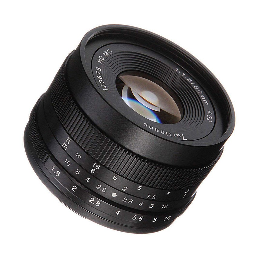 Ống kính máy ảnh 7artisan 50mmF1.8 cam kết sản phẩm đúng mô tả chất lượng đảm bảo an toàn cho người sử dụng