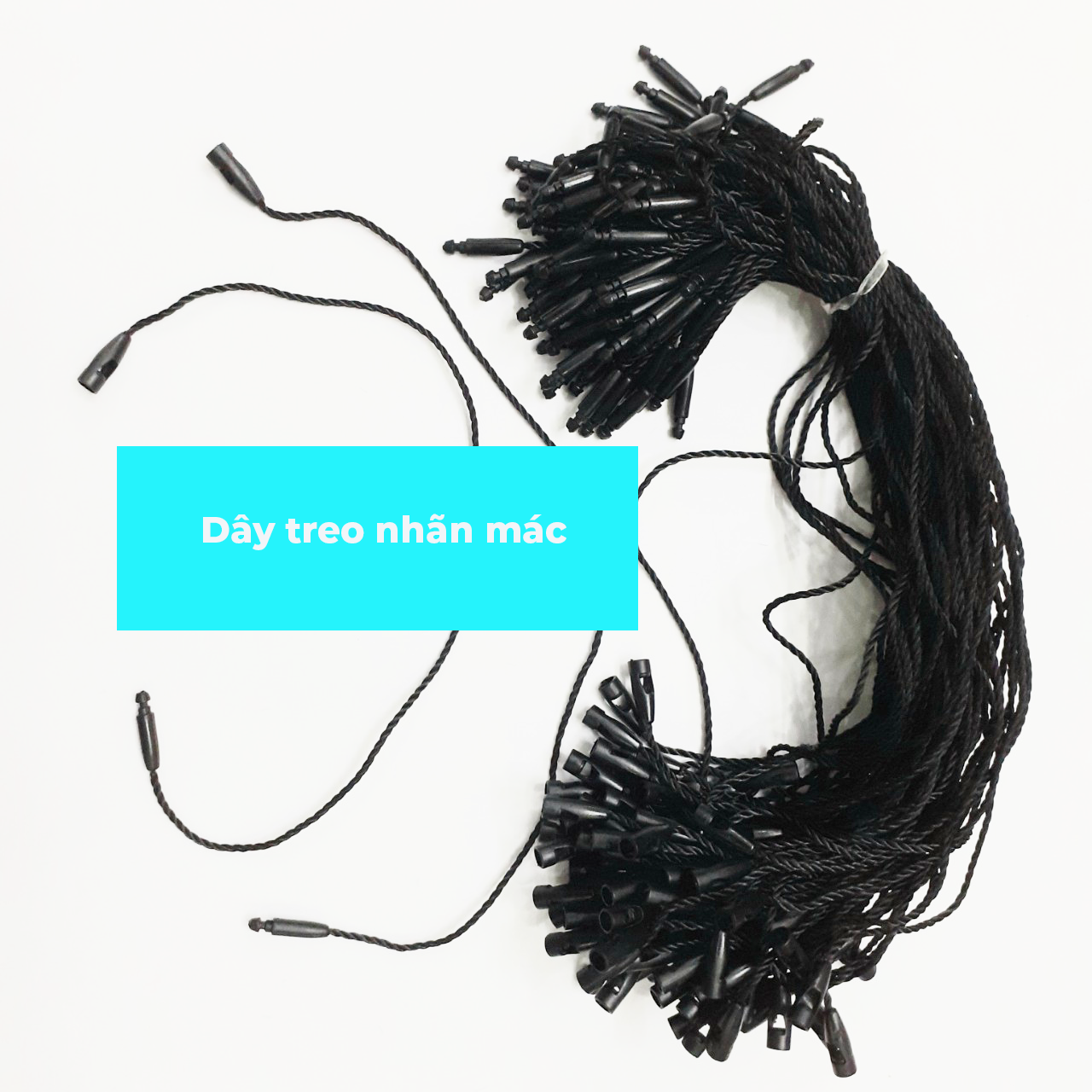 Dây treo nhãn mác, hangtag - Combo 100 sợi/bó