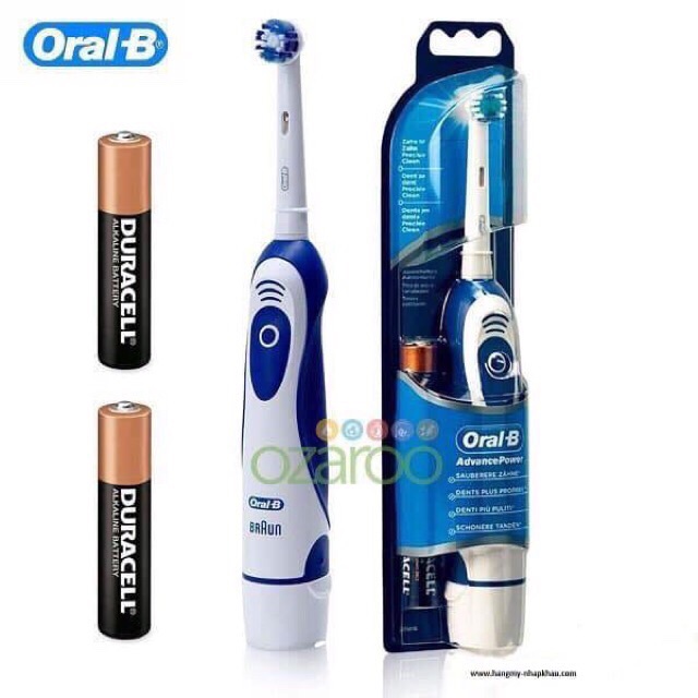 Bàn chải điện đánh răng braun oral-b - chạy pin