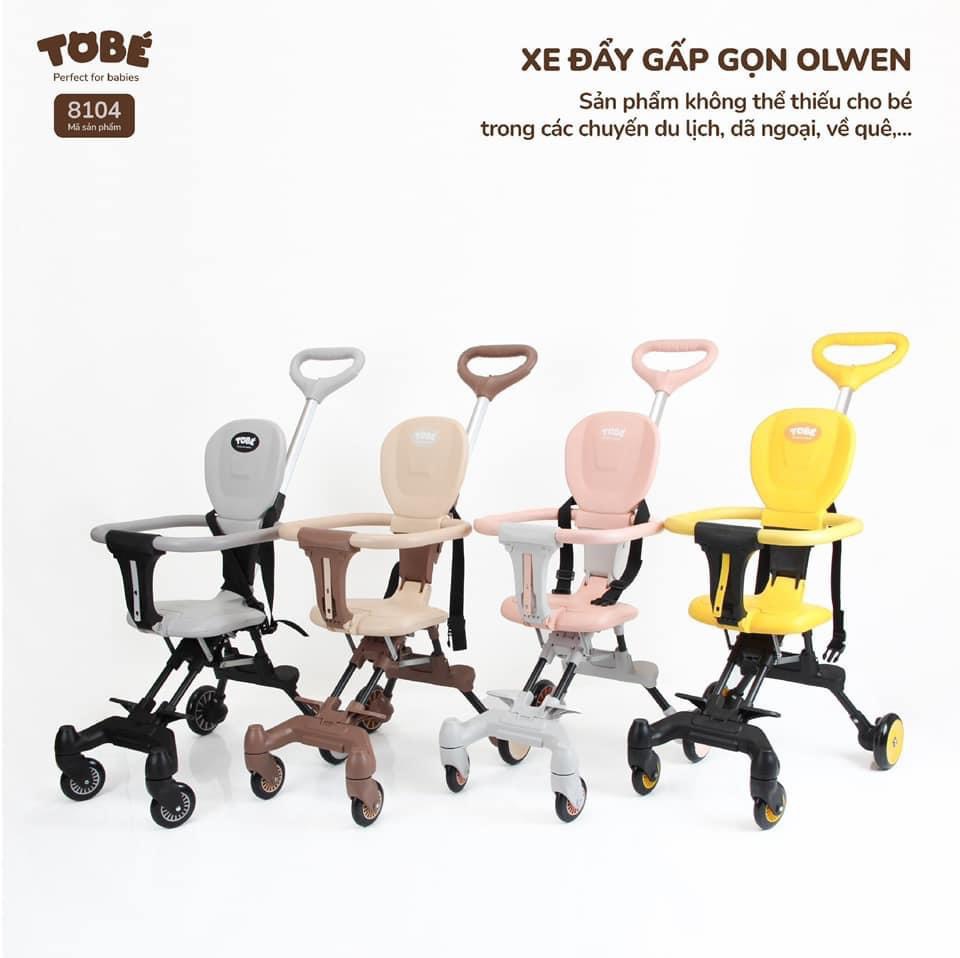 Xe đẩy gấp gọn olwen tobé cho em bé xe gấp gọn siêu nhẹ cho bé từ 6-36 tháng