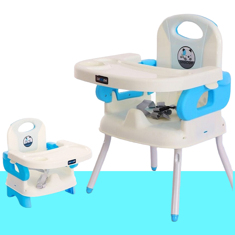Ghế ăn dặm cho bé, ghế tập ngồi ăn 3 trong 1 gấp gọn tiện lợi