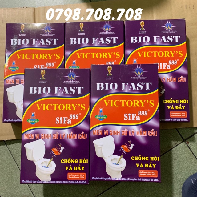 Men vi sinh xử lý hầm cầu bio fast