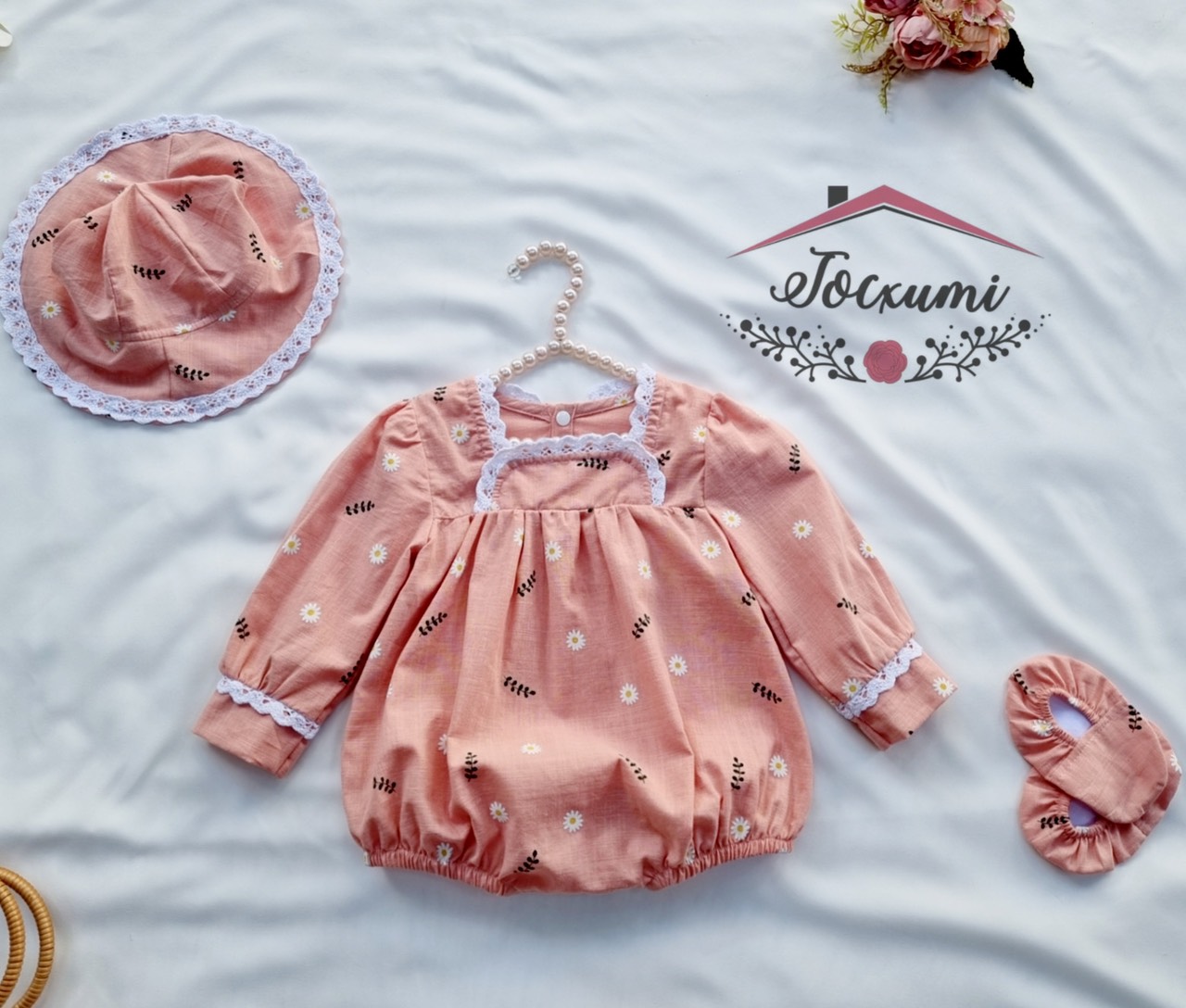 [MUA 1 ĐƯỢC 3] SET BODY HỒNG MŨ TIỂU THƯ VIỀN REN [THIẾT KẾ] - Tocxumi House