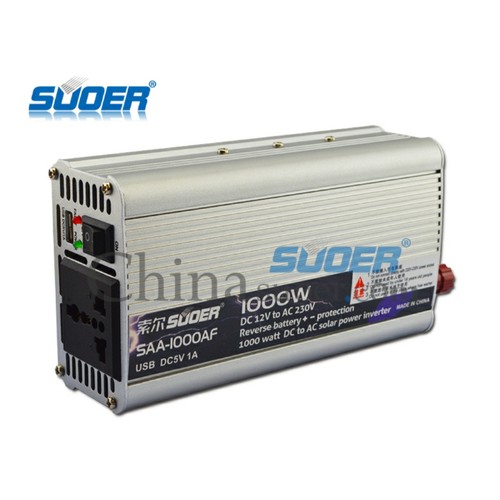 Bộ đổi điện 1000w 12v sang 200v chống ngược cực - saa-1000af