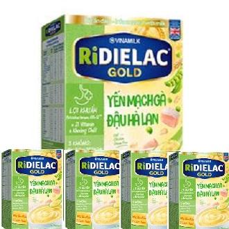 Bột ăn dặm ridielac gold yến mạch gà đậu hà lan – hg 200g